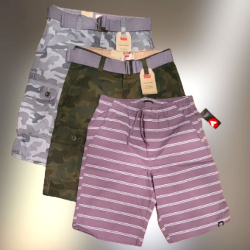 3 pair of shorts. Boys size 14.